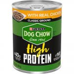 Purina Dog Chow High Protein Classic Ground Wet Dog Food With Chicken